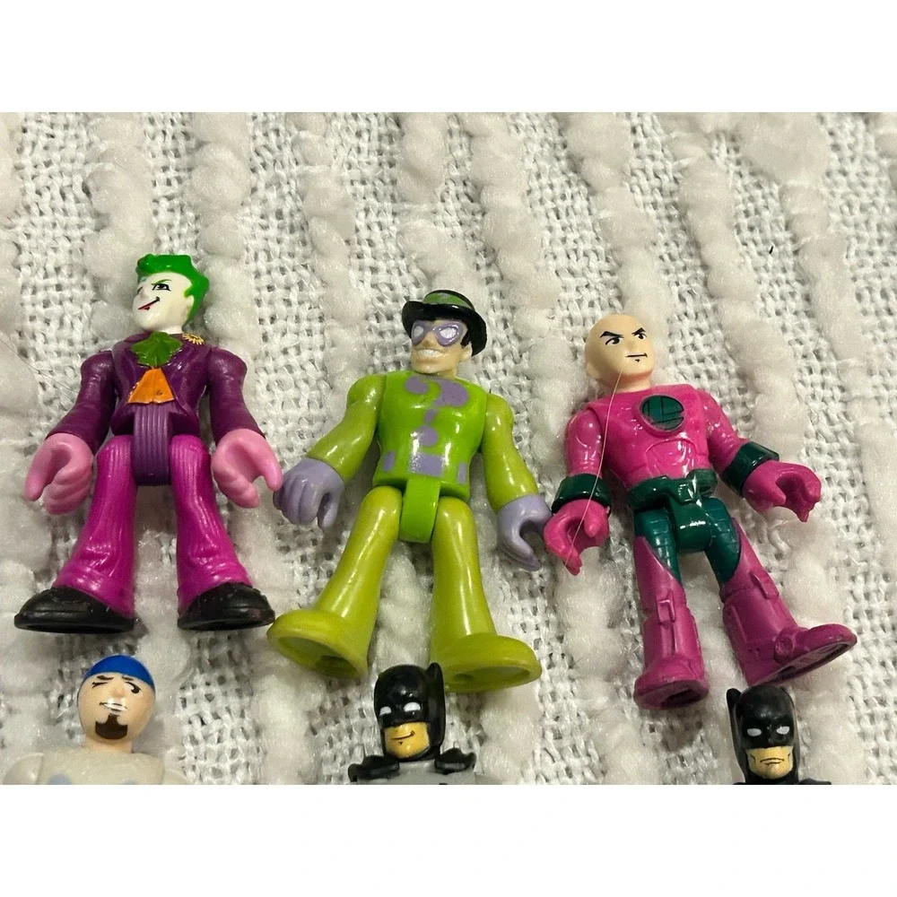 Batman Imaginext Figures Joker, Riddler Lot Of 9 Misc‎ Lot
